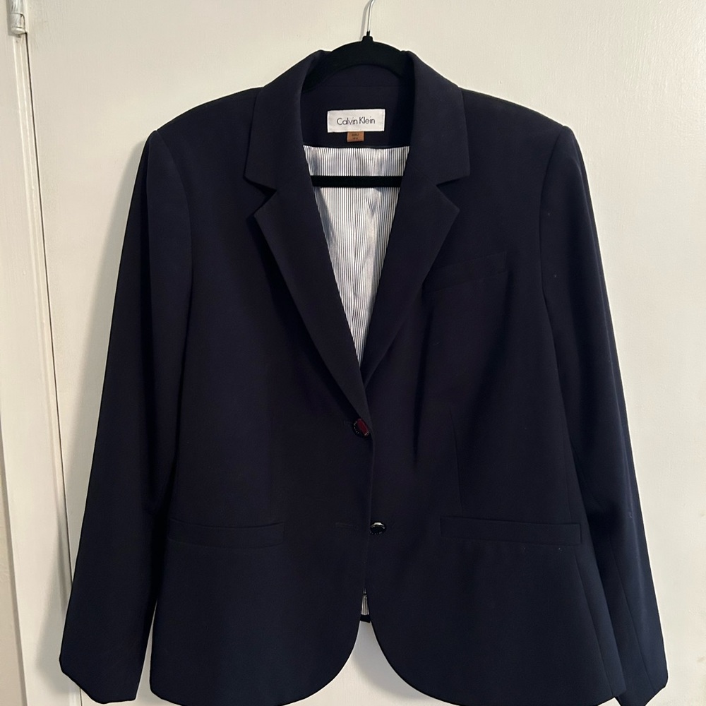 Calvin Klein Women's Navy Blazer